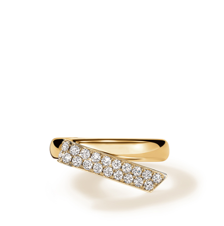 HEARTS ON FIRE 18KY INSIDE/OUT DIAMOND FLIP RING