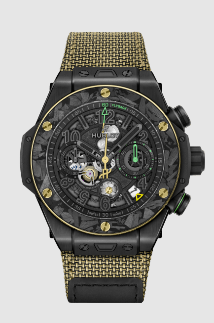 44MM BIG BANG RELOADED USAIN BOLT CERAMIC CARBON LIMITED EDITION