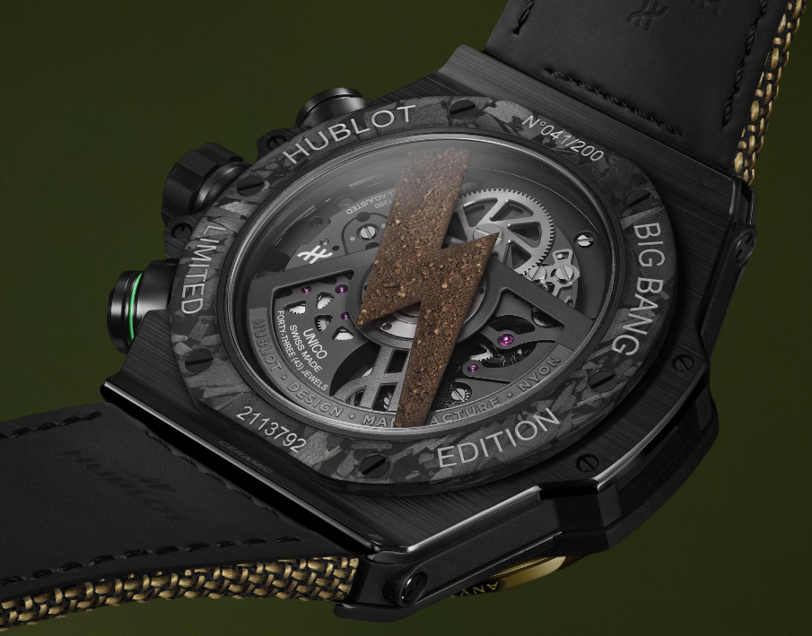 44MM BIG BANG RELOADED USAIN BOLT CERAMIC CARBON LIMITED EDITION