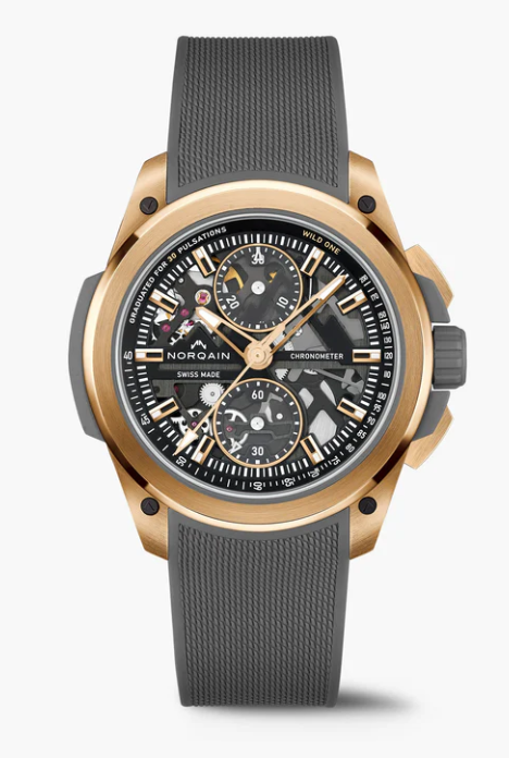 42MM 18KR WILD ONE GREY LIMITED EDITION SKELETON CHRONO