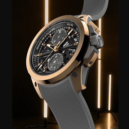 42MM 18KR WILD ONE GREY LIMITED EDITION SKELETON CHRONO