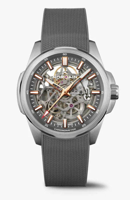 42MM SS INDEPENDENCE SKELETON GREY