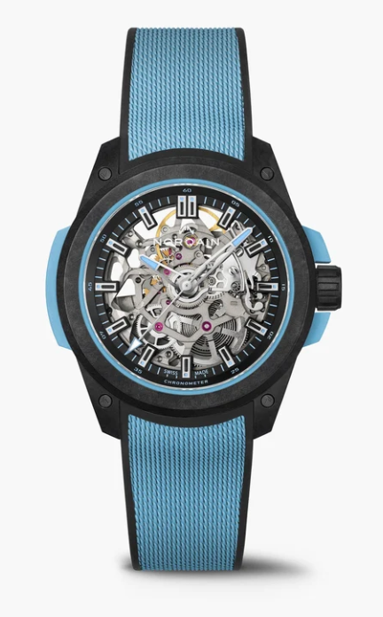 39MM WILD ONE SKELETON SKY BLUE