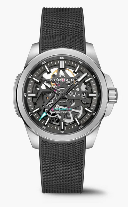40MM SS INDEPENDENCE SKELETON ANTHRACITE