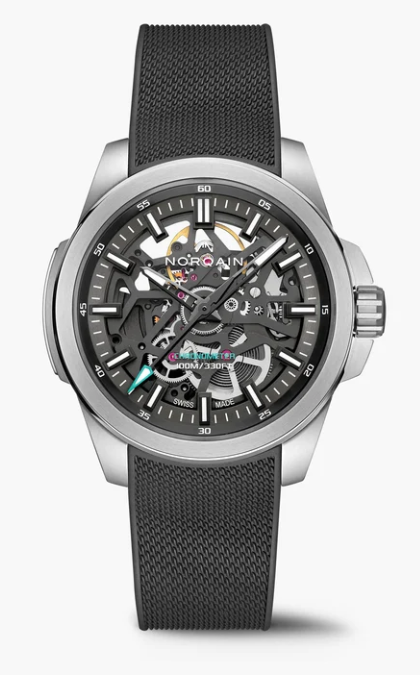 40MM SS INDEPENDENCE SKELETON ANTHRACITE