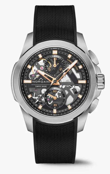 42MM SS INDEPENDENCE SKELETON CHRONO BLACK