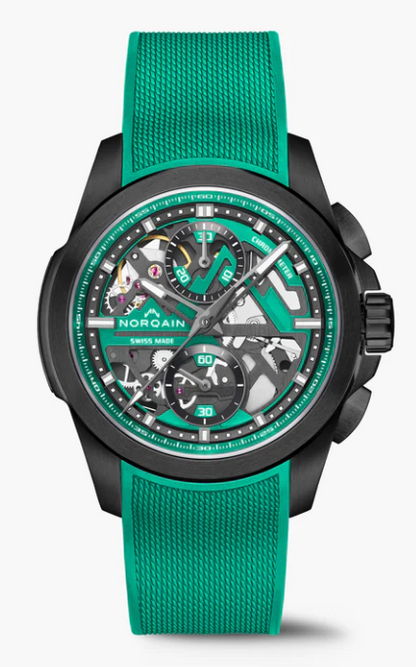42MM DLC INDEPENDENCE SKELETON CHRONO JADE LIMITED EDITION