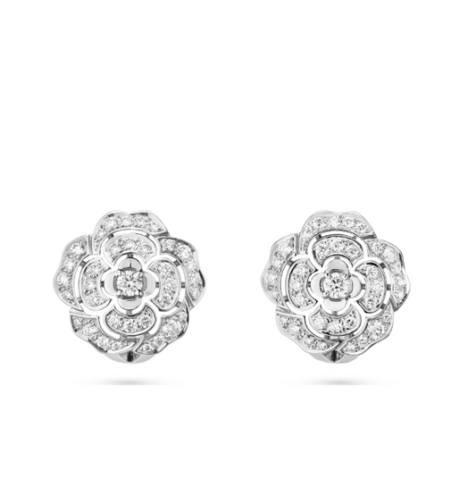 CHANEL BOUTON DE CAMELIA EARRINGS
