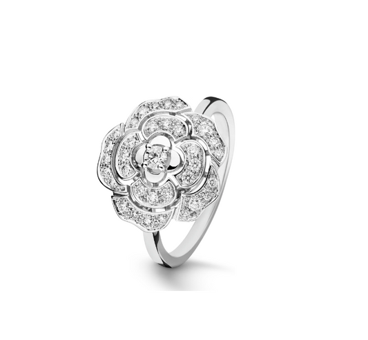 CHANEL BOUTON DE CAMELIA RING
