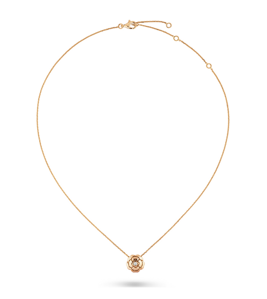 CHANEL EXTRAIT DE CAMELIA NECKLACE