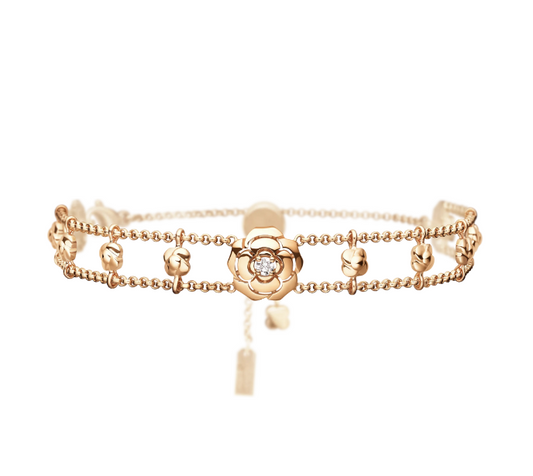 CHANEL EXTRAIT DE CAMELIA SUPPLE BRACELET