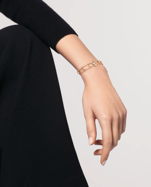 CHANEL EXTRAIT DE CAMELIA SUPPLE BRACELET