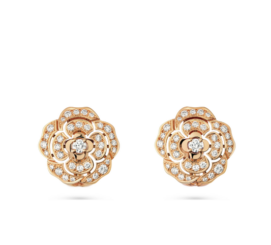 CHANEL BOUTON DE CAMELIA EARRINGS