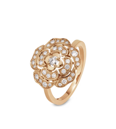 CHANEL BOUTON DE CAMELIA RING