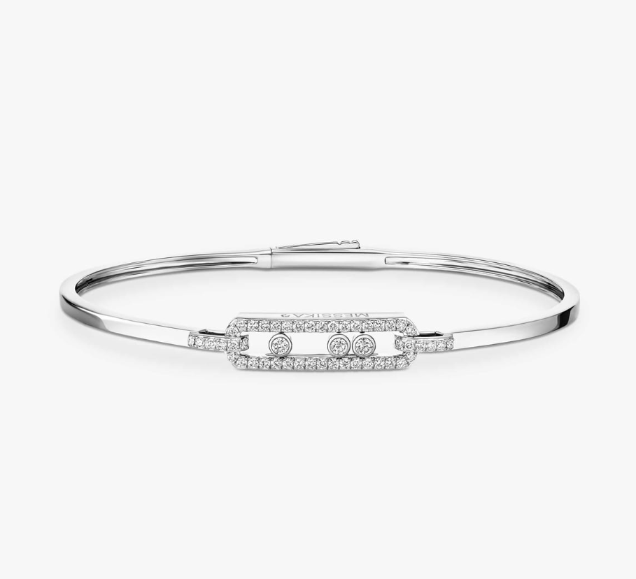 MESSIKA 18KW MOVE CLASSIQUE BANGLE, SMALL MODEL