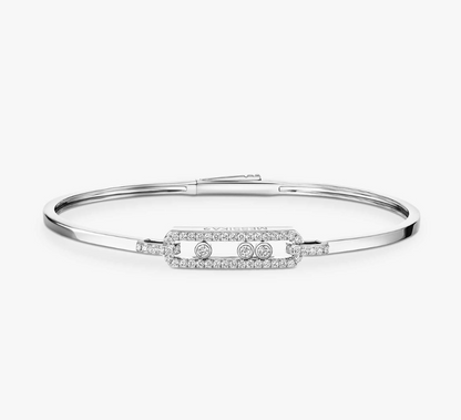MESSIKA 18KW MOVE CLASSIQUE BANGLE, SMALL MODEL