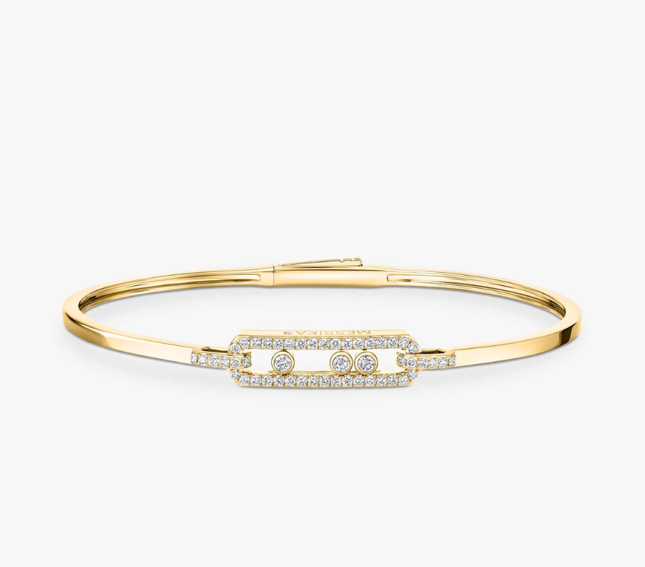 MESSIKA 18KY MOVE CLASSIQUE BANGLE, SMALL MODEL