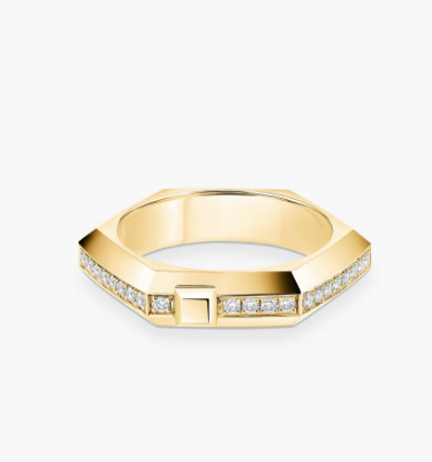 MESSIKA 18KY MODERNISTE PAVE RING