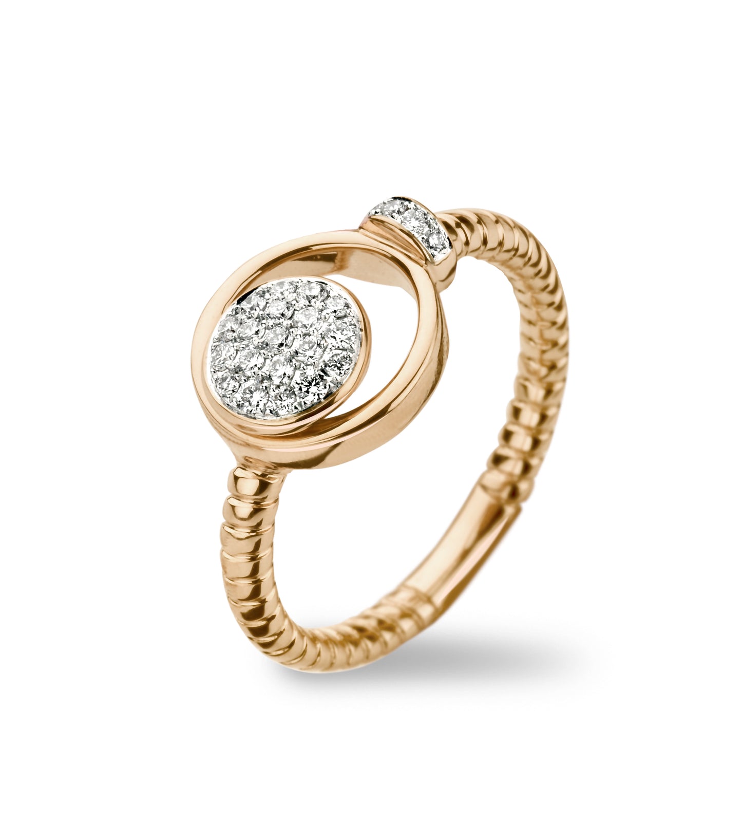 TIRISI 18KY DIA FASH RING