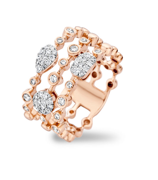 TIRISI 18KR DIA FASH RING