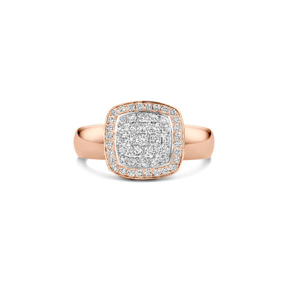 TIRISI 18KR PAVE DIA FASH RING