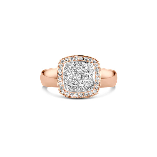 TIRISI 18KR PAVE DIA FASH RING