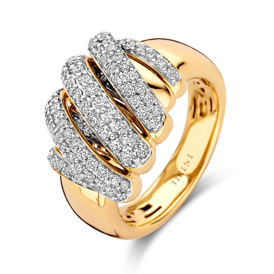TIRISI 18KY DIA FASH RING