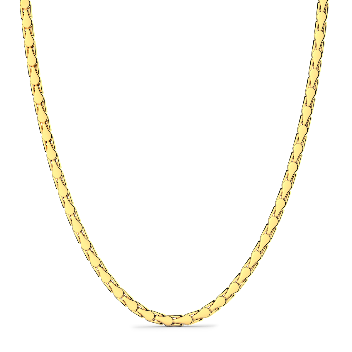 ZANCAN 18KY MENS NECKLACE