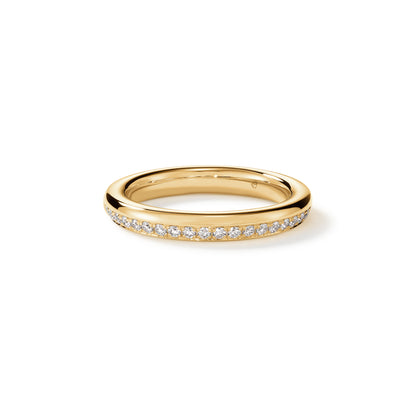18KY BARRE PAVE BAND