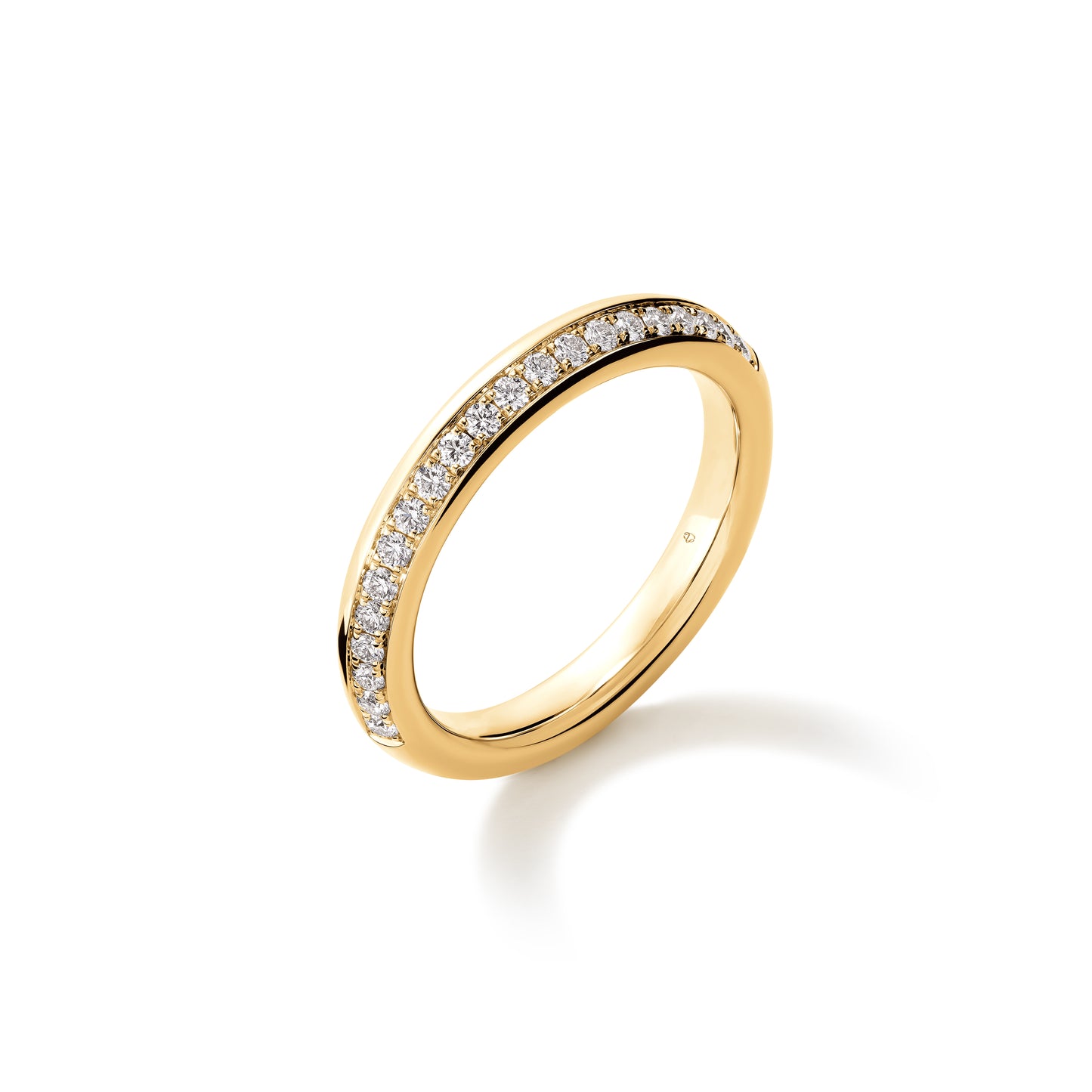 18KY BARRE PAVE BAND