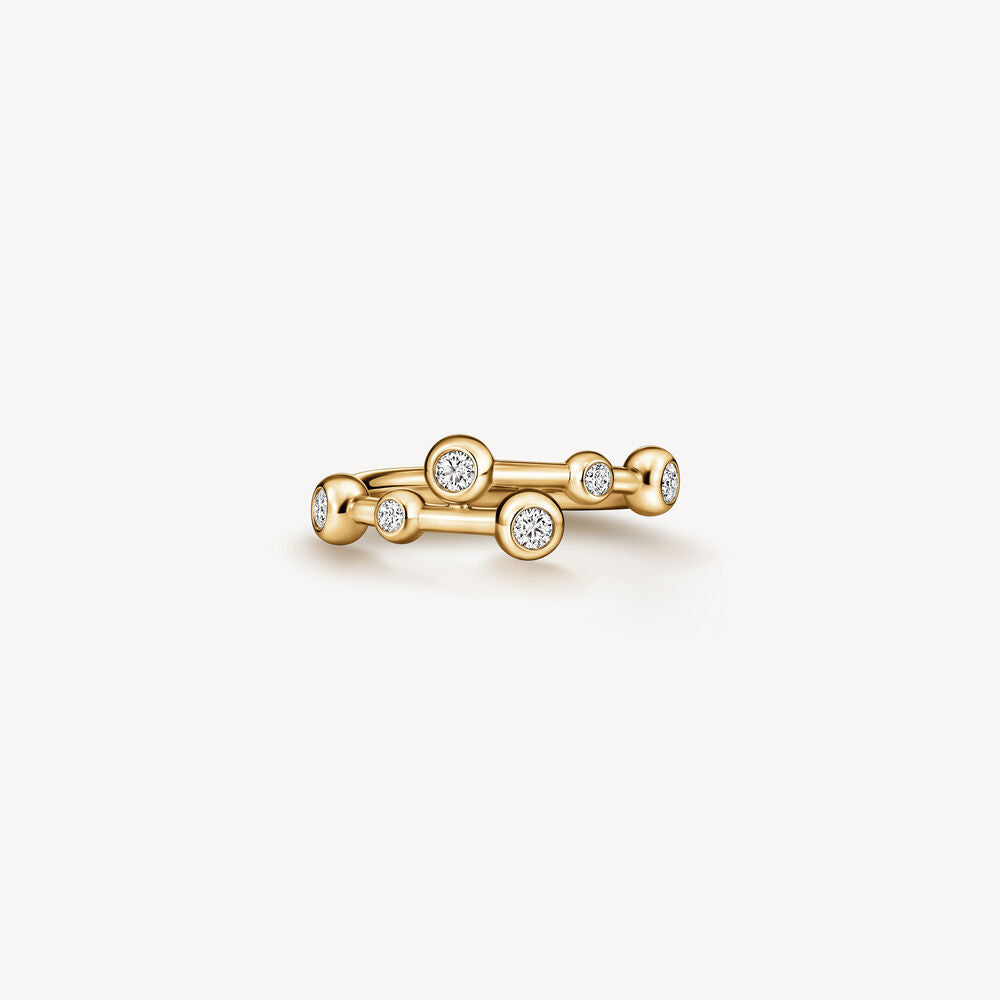 HEARTS ON FIRE 18KY DREAM BYPASS RING