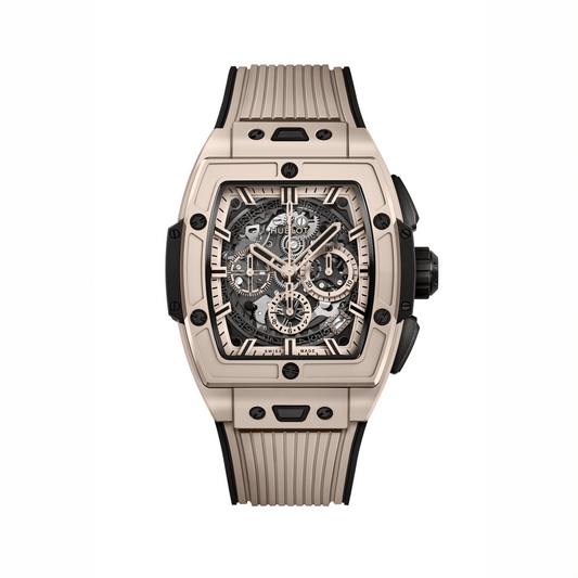 42MM SPIRIT OF BIG BANG BEIGE CERAMIC CHRONO