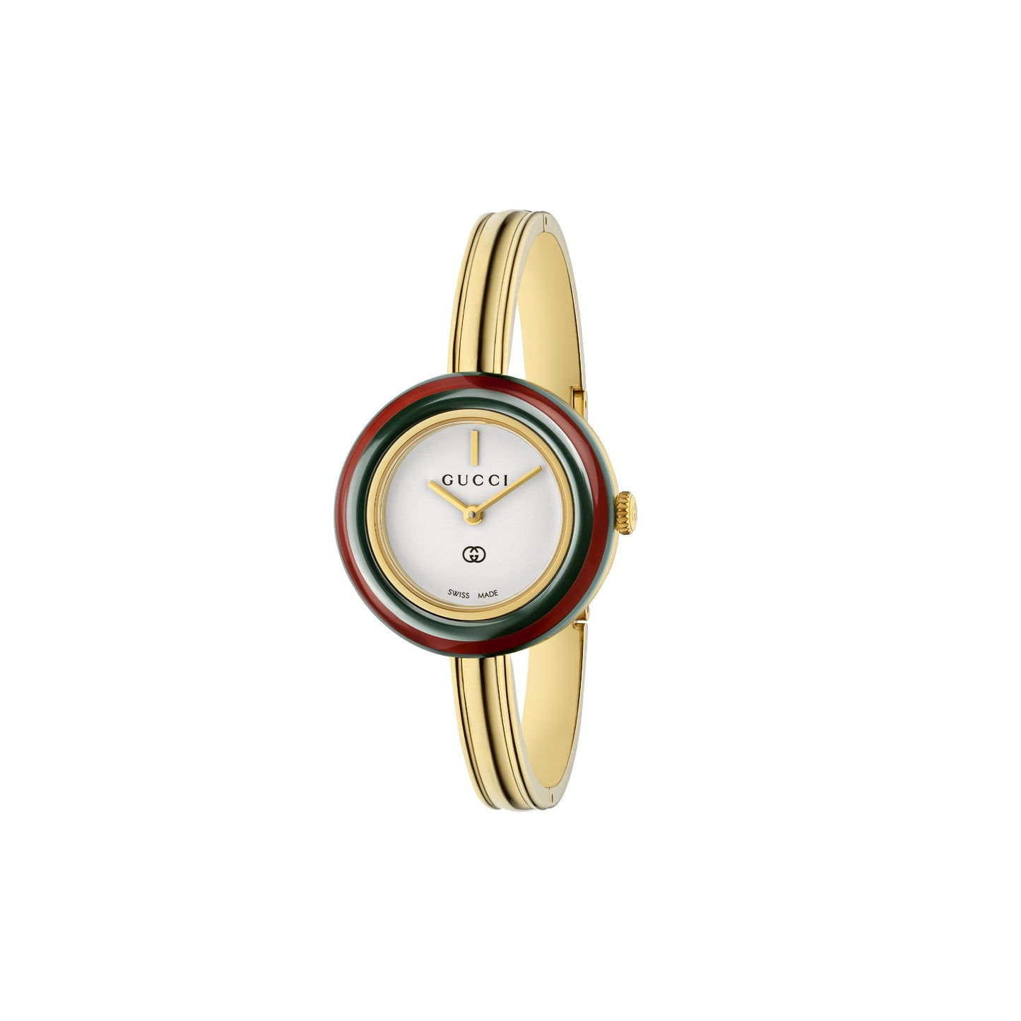 28MM YELLOW GOLD PLATED GUCCI PLAY WATCH