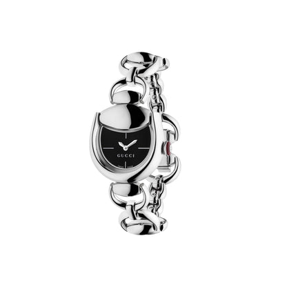 SS HORSEBIT BLACK DIAL WATCH