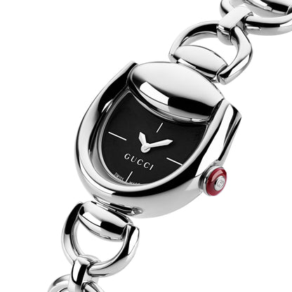 SS HORSEBIT BLACK DIAL WATCH
