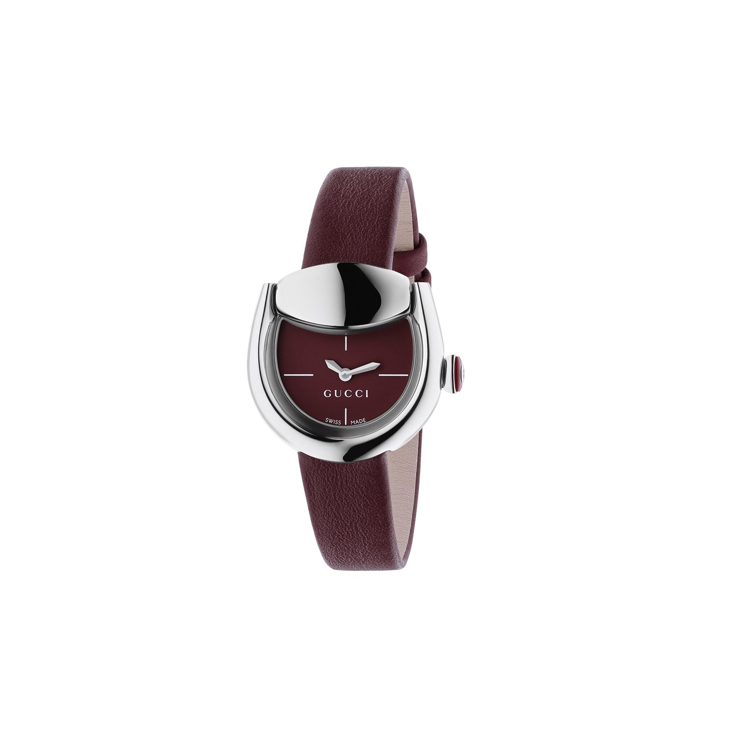 SS HORSEBIT BURGUNDY DIAL WATCH
