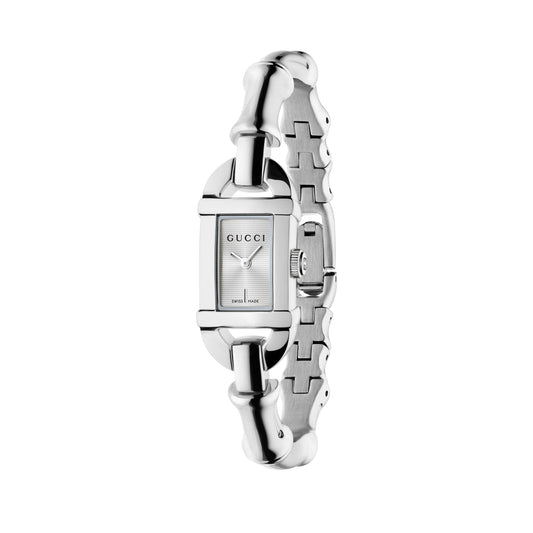 GUCCI 22MM SS BAMBOO WATCH