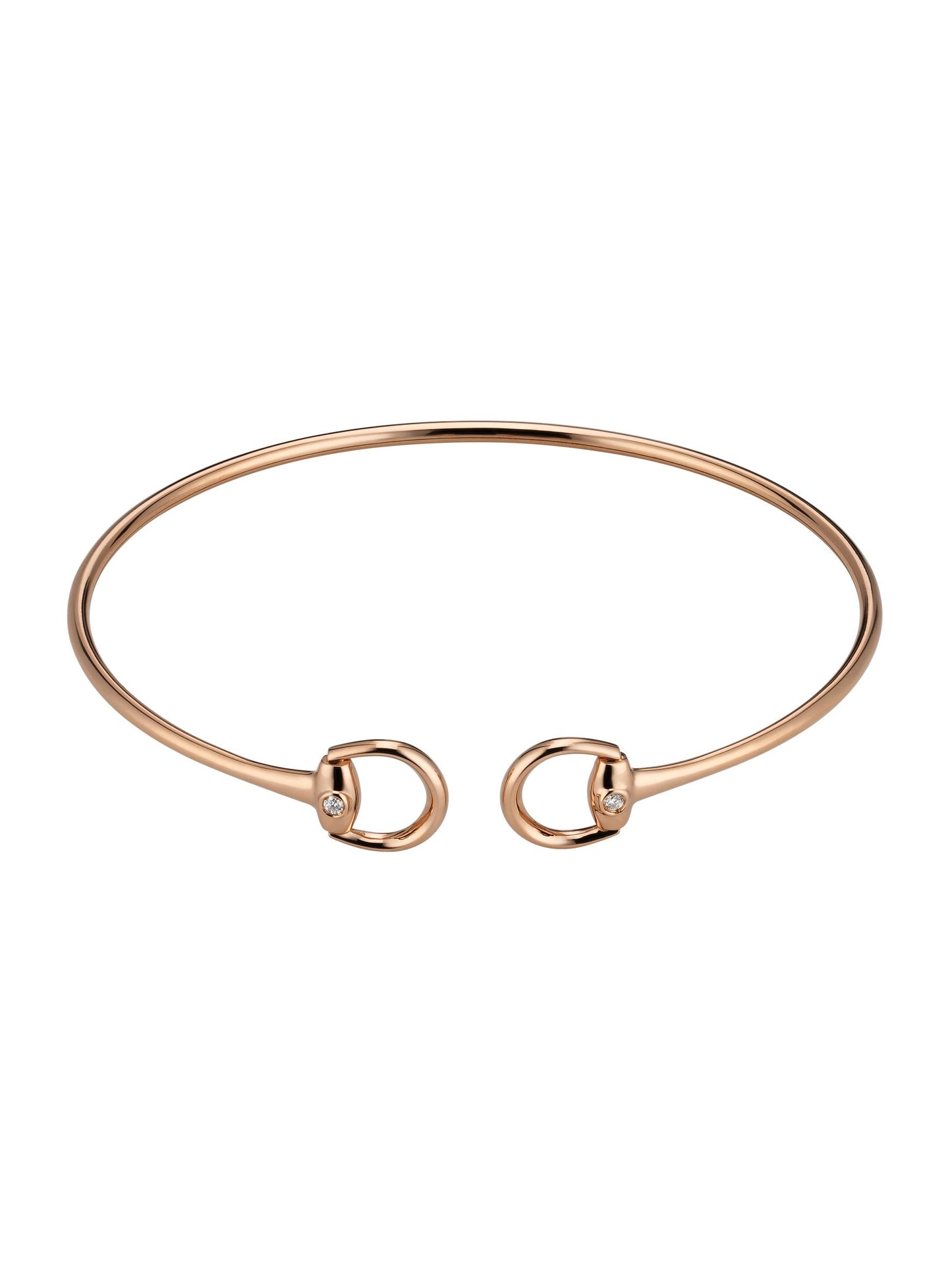 18KP HORSEBIT DIAMOND BRACELET