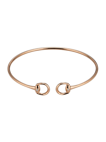 18KP HORSEBIT DIAMOND BRACELET