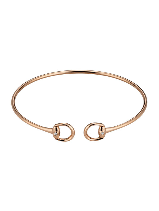 18KP HORSEBIT DIAMOND BRACELET