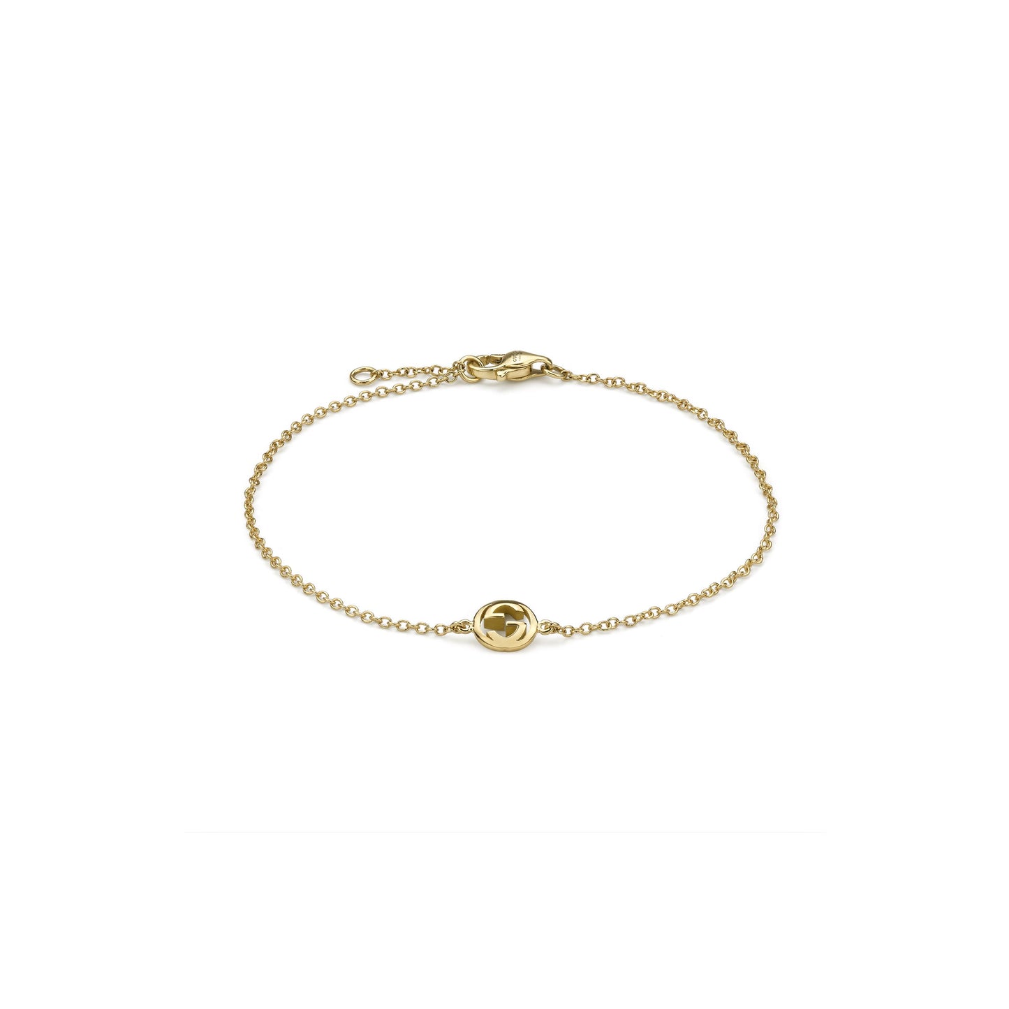 18KY GUCCI INTERLOCKING BRACELET