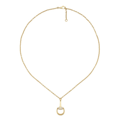 18KY HORSEBIT DIAMOND NECKLACE