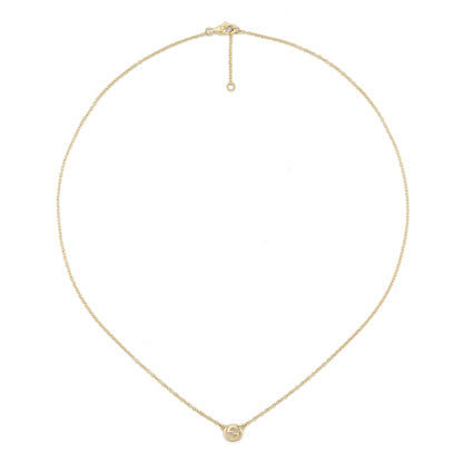 18KY GUCCI INTERLOCKING NECKLACE