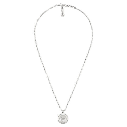 SS GUCCI CREST PENDANT NECKLACE