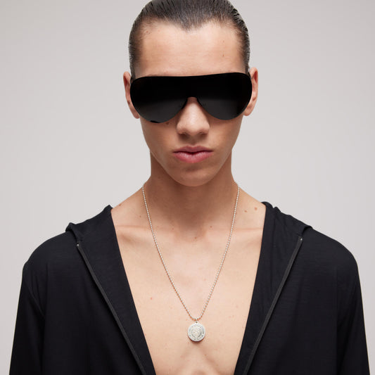 SS GUCCI CREST PENDANT NECKLACE