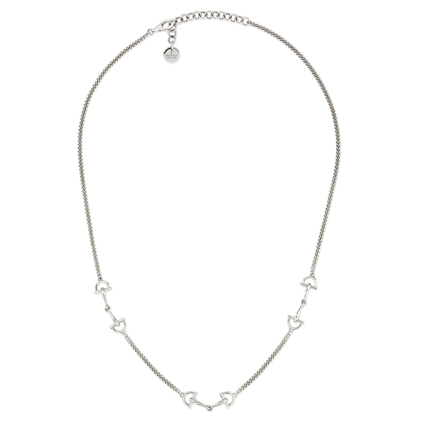 SS GUCCI STAFFA CHAIN NECKLACE