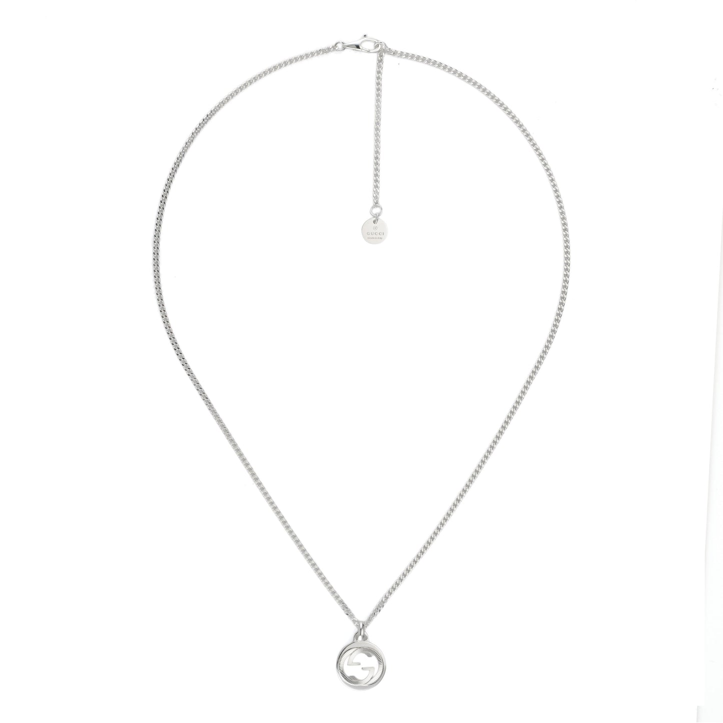 SS GUCCI INTERLOCKING NECKLACE