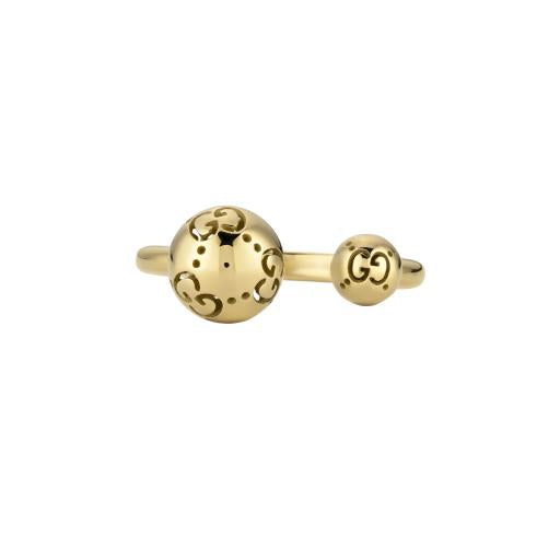 GUCCI 18KY ICON BOULE RING