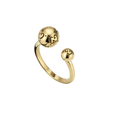 GUCCI 18KY ICON BOULE RING
