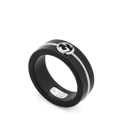 GUCCI INTERLOCKING CORUNDUM BAND